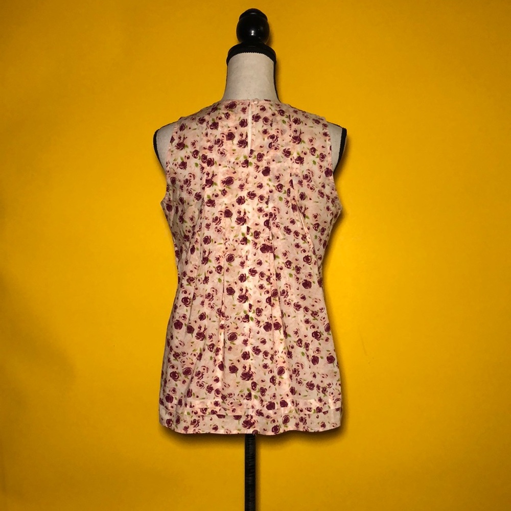 🟠 VASIA 🟠 (Anthro) floral sleeveless top - Picture 2 of 9